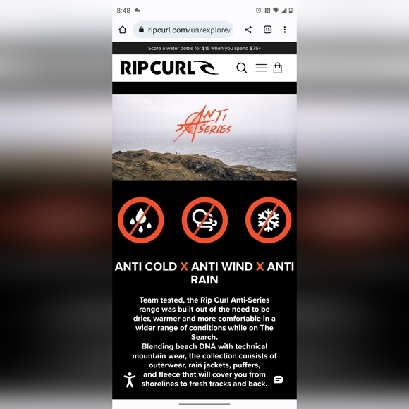 RipCurl® Men's Anti Series Jacket - Small - Picture 5 of 5